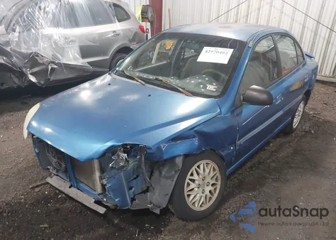 2004 Kia Rio из США, поврежденный, VIN KNADC125646305221